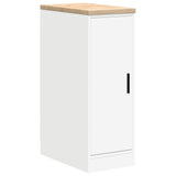 ZNTS Garage Cabinets 2 pcs White Engineered Wood 3328287