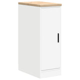 Garage Cabinets 2 pcs White Engineered Wood 3328287