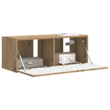 TV Wall Cabinet Wall-mounted Artisian Oak 78.5 x 31 x 29.5 cm 892227