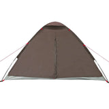 Camping Tent Dome 4-Person Brown Waterproof 4009637