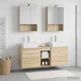 Bathroom Furniture Set 5 pcs Sonoma Oak 3406801