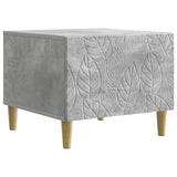 Coffee Table Concrete Grey 50 x 49 x 40 cm Engineered Wood 895198