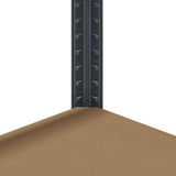 5-Layer Storage Shelves 4 pcs Anthracite Steel&Engineered Wood 3307595