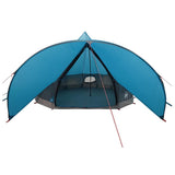 Teepee Tent 7-Person with Roof Blue and Grey 600 x 600 x 347 cm 42004015
