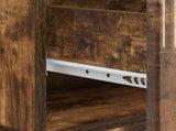 Coffee Table Smoked Oak 49 x 50 x 37 cm Engineered Wood 895430