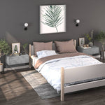 Wall-mounted Bedside Cabinets 2 pcs Concrete Grey 810944