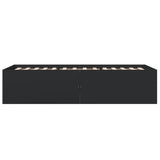 Bed Frame without Mattress Black 90x200 cm 3280966