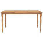Batavia Table 150x90x75 cm Solid Wood Teak 319165