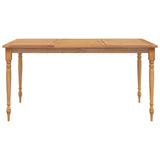 Batavia Table 150x90x75 cm Solid Wood Teak 319165