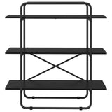Bookshelf 3-Tier 100 x 35 x 105 cm PB Black Oak 8007792