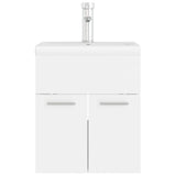 ZNTS Sink Cabinet with Built-in Basin White Engineered Wood 3071261