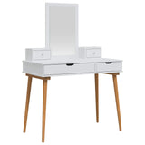 Dressing Table Set FAUSKE 4 pcs White 100 x 50 x 143 cm 3438581