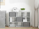 Sideboard with Drawer Concrete Grey 73.5 x 24 x 69.5 cm 8000479