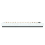 Bed Frame with LED Lights without Mattress White 90x200cm 3281119