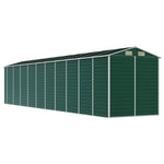 Garden Shed Green 191x895x198 cm Galvanised Steel 3188240