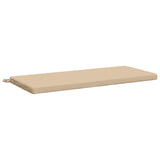 2-Piece Bench Cushions SOEST 2 pcs 100% Polyester Cream 949335