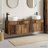 Bathroom Cabinet Set 3 pcs Old Wood 49 x 44.5 x 66 cm 3405775