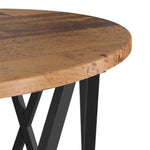ZNTS Nesting Side Tables - Rustic Wood Look, Made of Engineered Wood 868247
