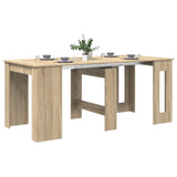 Dinning Table 180 x 85 x 75 cm Engineered Wood Sonoma Oak 3424941