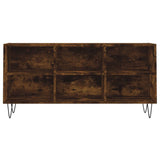TV Cabinet Smoked Oak 103.5x30x50 cm Engineered Wood 826993