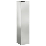 Solar Led Pathway Light 2 pcs Silver Galvanized 879721