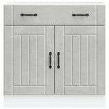 Kitchen Base Cabinet Lucca Concrete Grey Engineered Wood 853741