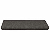 Stair Mats Self-adhesive Sisal-Look 15 pcs 65x21x4 cm Anthracite 326885