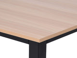 Computer Desk, Writing Table, 120 x 60 x 76cm Workstation for Home Office, Study with Metal Frame, T3398P341017