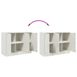 Sideboard White 99x39x73 cm Steel 841726