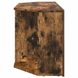 Corner LED TV Cabinet 100 x 40 x 50 cm Smoked Oak 889800