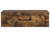 Wall-Mounted Bedside Cabinet 2 pcs Smoked Oak 49 x 34.5 x 20 cm 899306