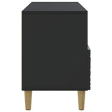 TV Cabinet 102 x 34.5 x 50 cm Black Engineered Wood 895136