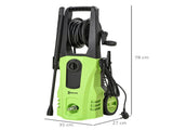 1800W High Pressure Washer, 150 Bar Pressure, 510 L/h Flow, High-Performance Portable Power Jet Wash T3398P323817