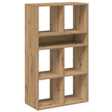 Book Cabinet Artisan Oak 66x31x112 cm Engineered Wood 860309