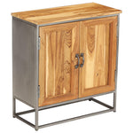 Sideboard Recycled Teak and Steel 65x30x70 cm 246279