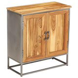 Sideboard Recycled Teak and Steel 65x30x70 cm 246279