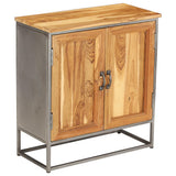 Sideboard Recycled Teak and Steel 65x30x70 cm 246279