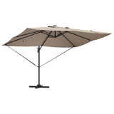Umbrella Taupe 352 x 251 x 265 cm Polyester and Aluminium 42003330