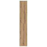 ZNTS Bathroom Cabinet Artisan Oak 30x30x183.5 cm Engineered Wood 859394