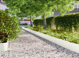 Lawn Edging 20 pcs 25 x 103 cm Steel White 860173