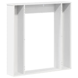 Fireplace Surround Gloss White 100 x 20 x 100 cm 8006619
