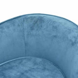 Dog Sofa Turquoise 69x49x40 cm Plush 171026
