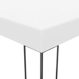 Gazebo with LED String Lights 4x3x2.7 m White 3070307
