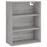Highboard Grey Sonoma 69.5x34x180 cm Engineered Wood 3200519