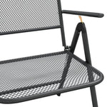 ZNTS 5 Piece Garden Dining Set Anthracite Metal Mesh 3211819