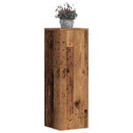 ZNTS Plant Stand Old Wood 33x33x100 cm Engineered Wood 852958