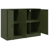 Sideboard Olive Green 99x39x73 cm Steel 841725