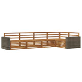 Outdoor Sofa Set 5 pcs Natural 331 x 172.5 x 73 cm 3383367