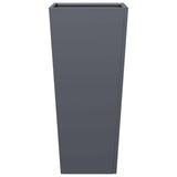 Garden Planters Anthracite 2 pcs 35x35x75 cm Steel 851085