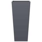 ZNTS Garden Planters Anthracite 2 pcs 35x35x75 cm Steel 851085